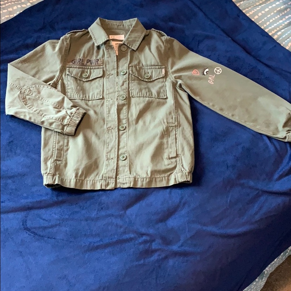 Military style kids jacket